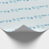Boy Baby Shower Geschenkpapier (Ecke)