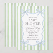 Boy Baby Shower Invitation, Boy baby shower Einladung (Vorne/Hinten)