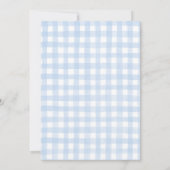 Boy Baby Shower Invitation, Boy baby shower Einladung (Rückseite)