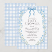 Boy Baby Shower Invitation, Boy baby shower Einladung (Vorne/Hinten)