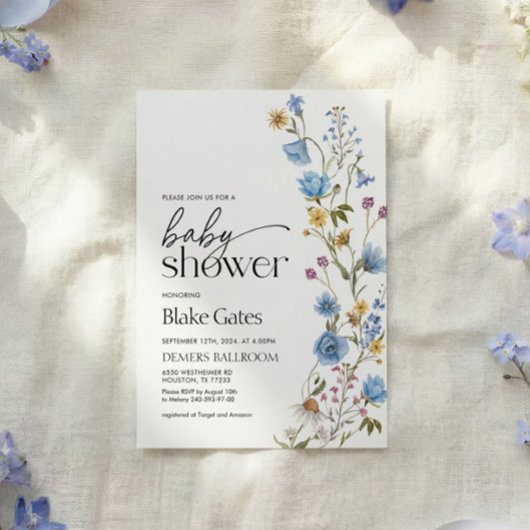 Boy Baby Shower Invitation  Einladung