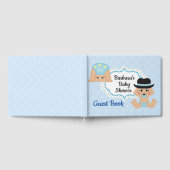 Boy Baby Shower Personalisiert Gästebuch (Voll)