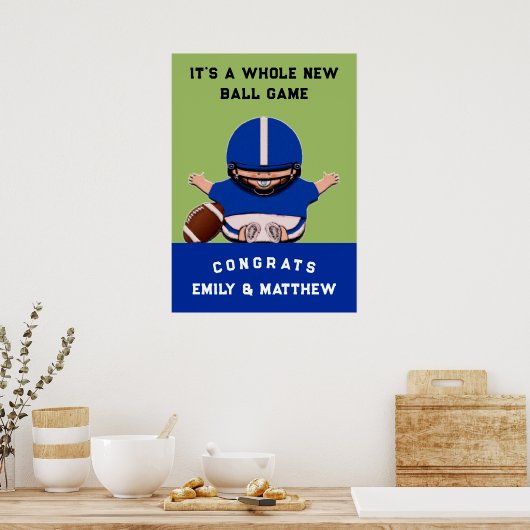 Boy Baby Shower Poster (Küche)