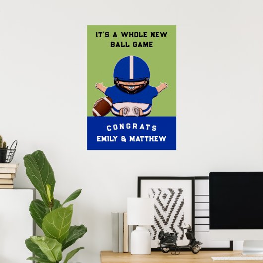 Boy Baby Shower Poster (Heimbüro)