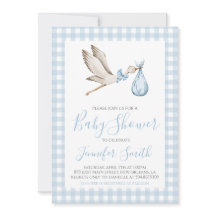 Boy Baby Shower Preppy Southern Blue Storch