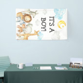 Boy Baby Shower Safari Jungle Animes Niedlich Banner (Messeveranstaltung)