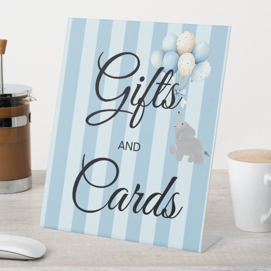 Boy Baby Shower Sockelschild (In Situ)