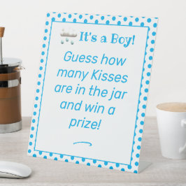 Boy Baby Shower Sockelschild