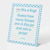 Boy Baby Shower Sockelschild (Vorderseite)