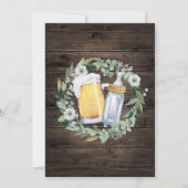 Boy Baby wird Baby Shower einladen Einladung (Rückseite)