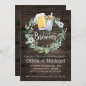 Boy Baby wird Baby Shower einladen Einladung (Vorne/Hinten)