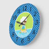 Boy Baker mein erster Große Wanduhr (Winkel)