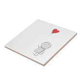 Boy & Balloon Keramik Tile Fliese (Seite)