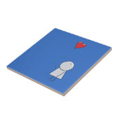 Boy & Balloon Keramik Tile Fliese (Seite)