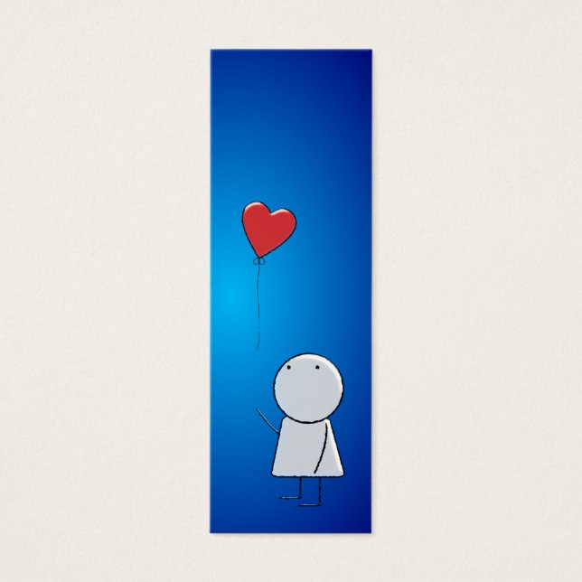 Boy & Balloon Lesezeichen (Vorderseite)