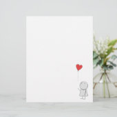 Boy & Balloon Letterhead (Stehend Vorderseite)