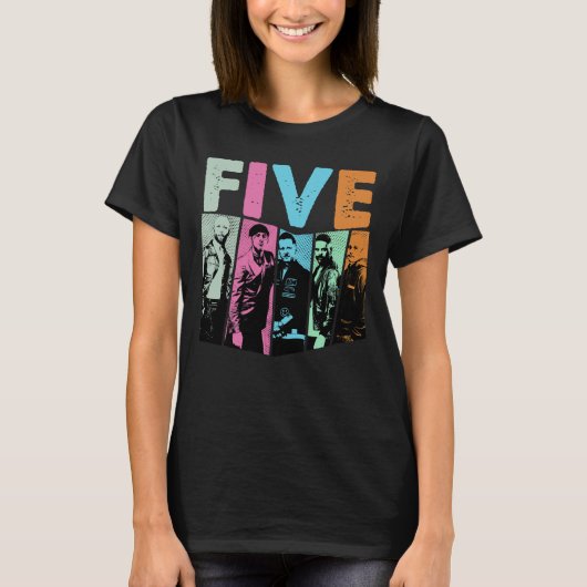 boy band five  T-Shirt (Vorderseite)