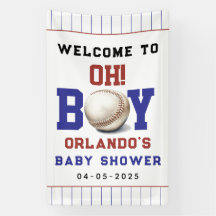 Boy Baseball Baby Shower | Cute Sports Party