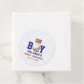 Boy Baseball Baby Shower | Cute Sports Party Geschenkanhänger (Beispiel)