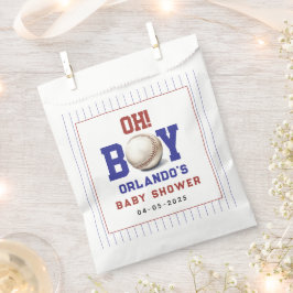 Boy Baseball Baby Shower | Cute Sports Party Geschenktütchen