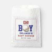 Boy Baseball Baby Shower | Cute Sports Party Geschenktütchen (Vorderseite)