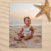 Boy Beach Baby Surfboard 1. Geburtstag FOTO Einladung
