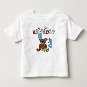 Boy Bear 3. Geburtstag Tshirts und Geschenke