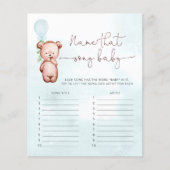 Boy Bear Balloon Name jenes Song-Spiel (Vorderseite)