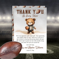 Boy Bearly Wait American Football Baby Dusche