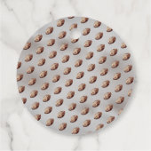 Boy Bearly Wait American Football Baby Dusche Geschenkanhänger (Rückseite)