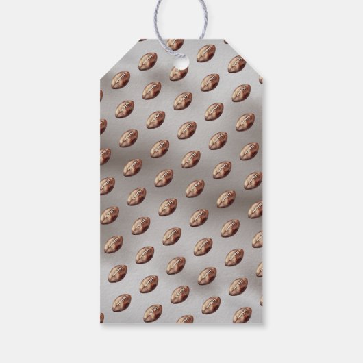 Boy Bearly Wait American Football Baby Dusche Geschenkanhänger (Rückseite)