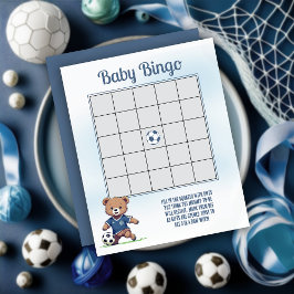 Boy Bearly Wait Soccer Player Baby Dusche
