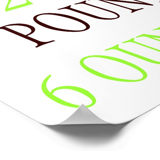 Boy Birth Stats Poster (Ecke)