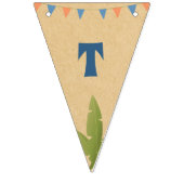 Boy Birthday - Dinosaur Stomp Party Flaggen 2 (Dritte Fahne)