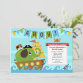 Boy Birthday Einladungen (Stehend Vorderseite)