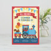 Boy Birthday Einladungen (Stehend Vorderseite)