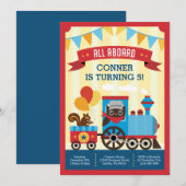 Boy Birthday Einladungen (Vorne/Hinten)