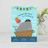 Boy Birthday Einladungen (Stehend Vorderseite)