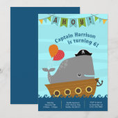 Boy Birthday Einladungen (Vorne/Hinten)