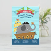 Boy Birthday Einladungen (Stehend Vorderseite)