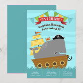 Boy Birthday Einladungen (Vorne/Hinten)