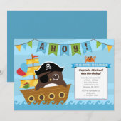 Boy Birthday Einladungen (Vorne/Hinten)