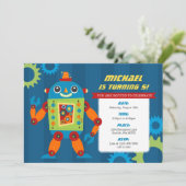 Boy Birthday Einladungen (Stehend Vorderseite)