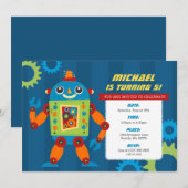 Boy Birthday Einladungen (Vorne/Hinten)
