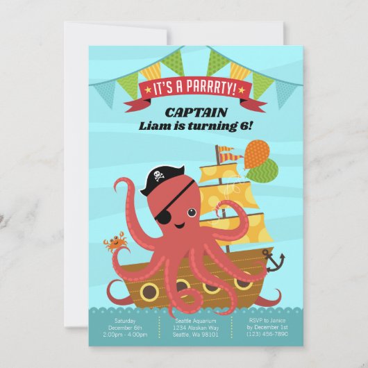 Boy Birthday Einladungen (Vorderseite)