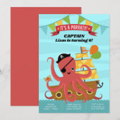 Boy Birthday Einladungen (Vorne/Hinten)