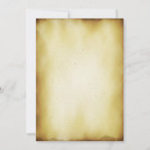 Boy Birthday Gewollt Poster Cowboy Einladung (Rückseite)