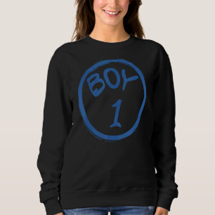 Boy Birthday One Son Older Brother Big Boy T Sweatshirt