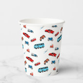 Boy Birthday Party Pappbecher (Rückseite)