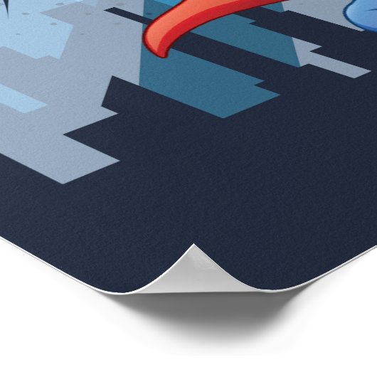 Boy Birthday Superhero Party - 18x24 Signing Poste Poster (Ecke)